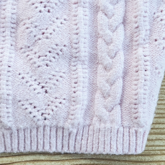 Wild Honey Pink Ruffled Women's Sweater - Picture 5 of 9